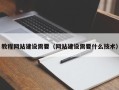 昌吉教程网站建设需要（网站建设需要什么技术）
